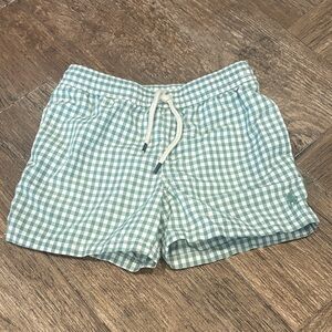 Polo by Ralph Lauren Green Checkered Shorts